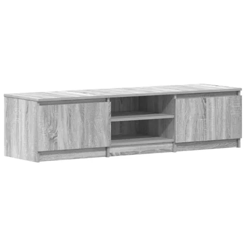 TV ormarić boja hrasta sonome 140x40x35,5 cm konstruirano drvo - Sivi hrast sonoma 1 Cijena