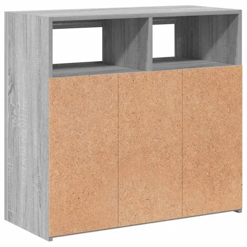 Komoda s LED svjetlima boja sivog hrasta sonome 80 x 35 x 75 cm - Sivi hrast sonoma 80 x 35 x 75 cm Cijena
