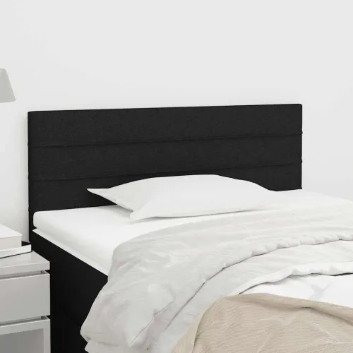 Uzglavlje crno 100x5x78/88 cm od tkanine - Crna 100 cm Nisko Cijena