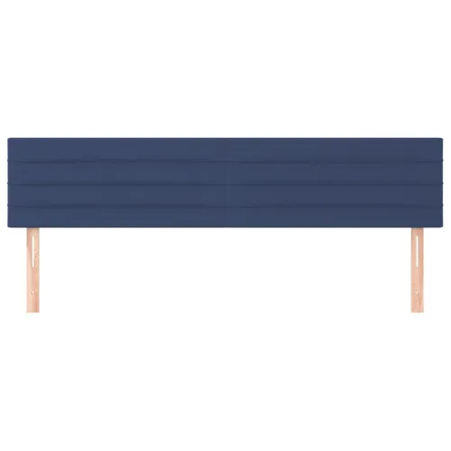Uzglavlja plava 180x5x78/88 cm od tkanine - Plava 180 cm Nisko Cijena