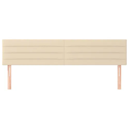 Uzglavlja krem 200x5x78/88 cm od tkanine - Krema 200 cm Nisko Cijena