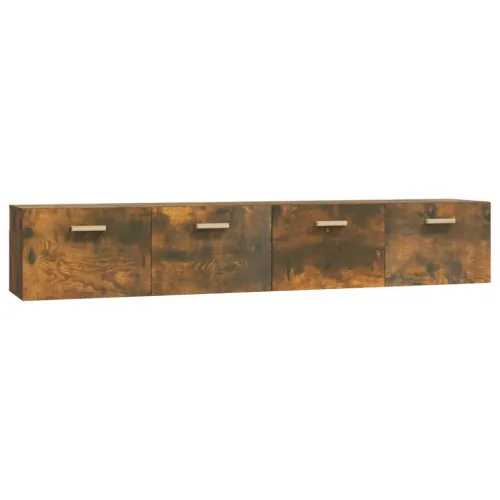 Zidni ormarići 2 kom boja hrasta 100x36,5x35 cm drveni - Dimljeni hrast 100 x 36.5 x 35 cm 1 1 Cijena