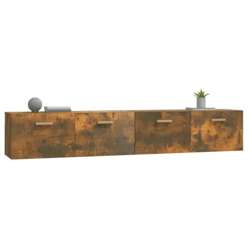 Zidni ormarići 2 kom boja hrasta 100x36,5x35 cm drveni - Dimljeni hrast 100 x 36.5 x 35 cm 1 1 Cijena