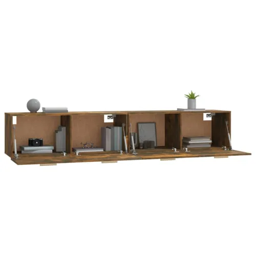 Zidni ormarići 2 kom boja hrasta 100x36,5x35 cm drveni - Dimljeni hrast 100 x 36.5 x 35 cm 1 1 Cijena