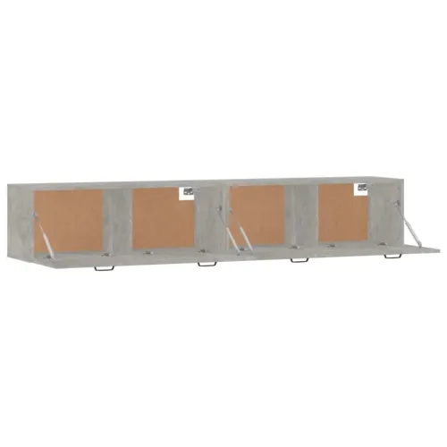 Zidni ormarići 2 kom boja siva betona 100x36,5x35 cm drveni - Beton siva 100 x 36.5 x 35 cm 1 1 Cijena
