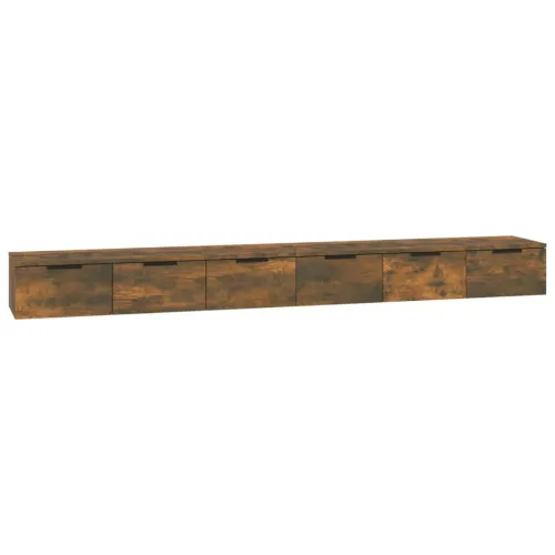 Zidni ormarići 2 kom boja hrasta 102x30x20 cm konstruirano drvo - Dimljeni hrast 2 1 Dimljeni hrast Cijena