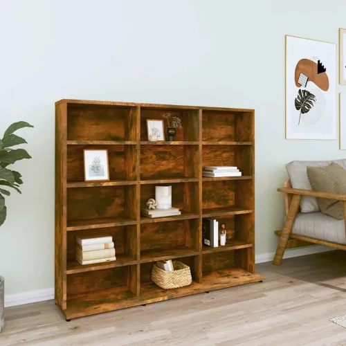 CD stalak – Ormarić za CD-ove boja hrasta 100x23x89,5 cm konstruirano drvo - Dimljeni hrast 100 x 23 x 89.5 cm Cijena