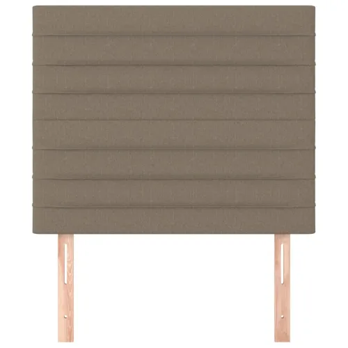 Uzglavlje boje taupe 80x5x118/128 cm tkanina - Sivo-smeđa 80 cm Visoko Cijena