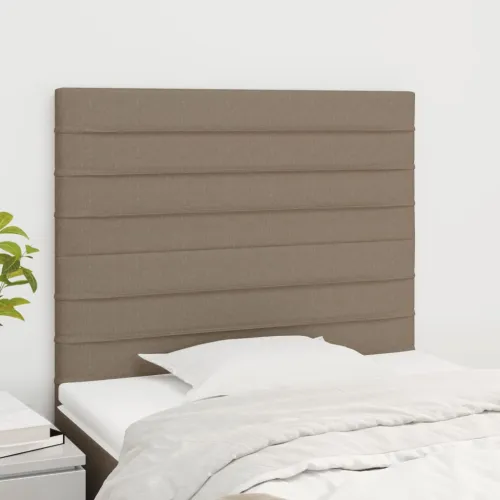 Uzglavlje boje taupe 80x5x118/128 cm tkanina - Sivo-smeđa 80 cm Visoko Cijena