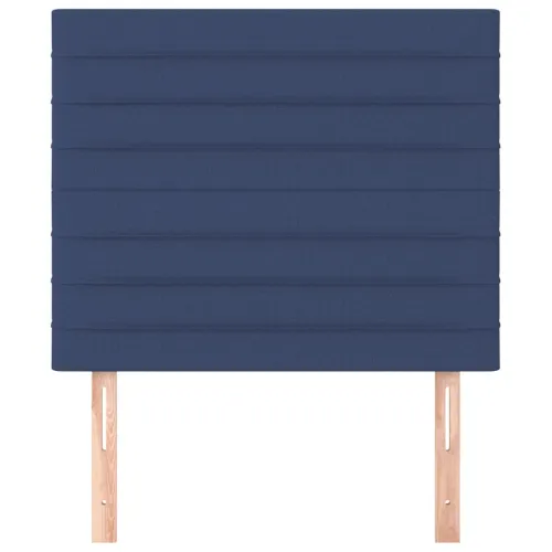 Uzglavlje plavo 80x5x118/128 cm tkanina - Plava 80 cm Visoko Cijena