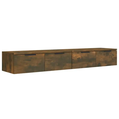 Zidni ormarići 2 kom boja hrasta 68x30x20 cm konstruirano drvo - Dimljeni hrast Cijena