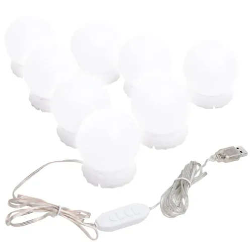 Ogledalo s LED svjetlima 60 x 40 cm stakleno u obliku luka - 60 x 40 cm s LED svjetlima Luk Cijena