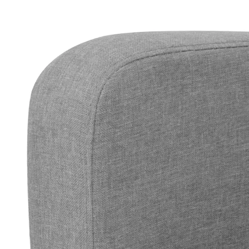 Kauč Dvosjed 135x65x76 cm Svijetlo Sivi - Svjetlosiva Dvosjedi Svjetlosiva Dvosjedi Cijena