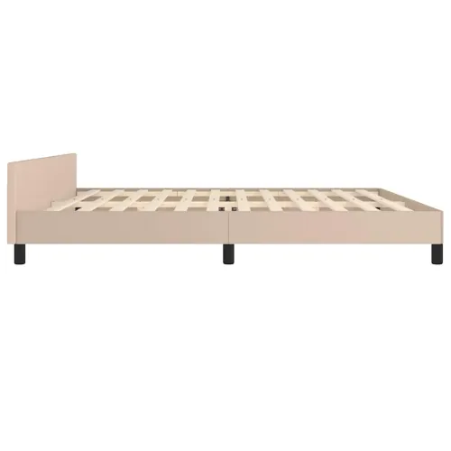 Okvir za krevet s uzglavljem bez madraca cappuccina 200x200 cm - Boja cappuccina 200 x 200 cm Cijena