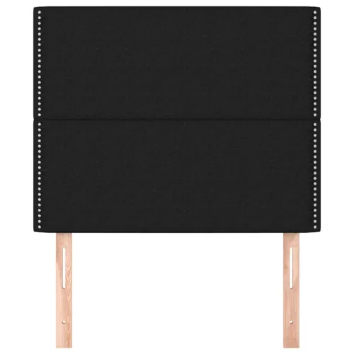 Uzglavlje Crno 90x5x118/128 cm Tkanina - Crna 90 cm Visoko Cijena