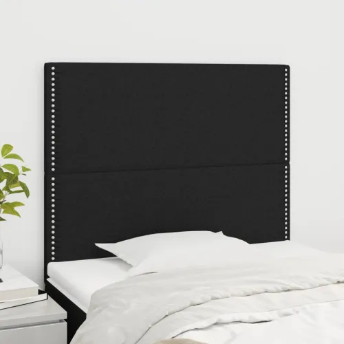 Uzglavlje Crno 90x5x118/128 cm Tkanina - Crna 90 cm Visoko Cijena