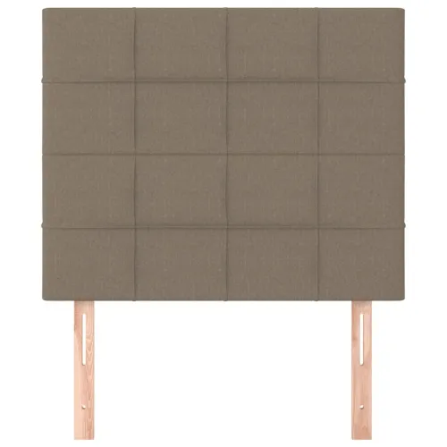 Uzglavlje boje taupe 90x5x118/128 cm tkanina - Sivo-smeđa 90 cm Visoko Cijena