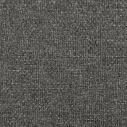 Uzglavlje tamnosivo 90x5x78/88 cm od tkanine - Tamno siva 90 cm Nisko Cijena