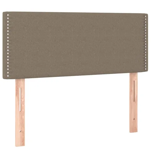 Uzglavlje smeđesivo 90x5x78/88 cm od tkanine - Sivo-smeđa 90 cm Nisko Cijena
