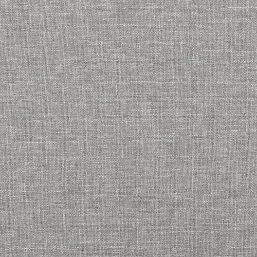 Uzglavlja svjetlosiva 144x5x78/88 cm od tkanine - Svjetlosiva 144 cm Nisko Cijena