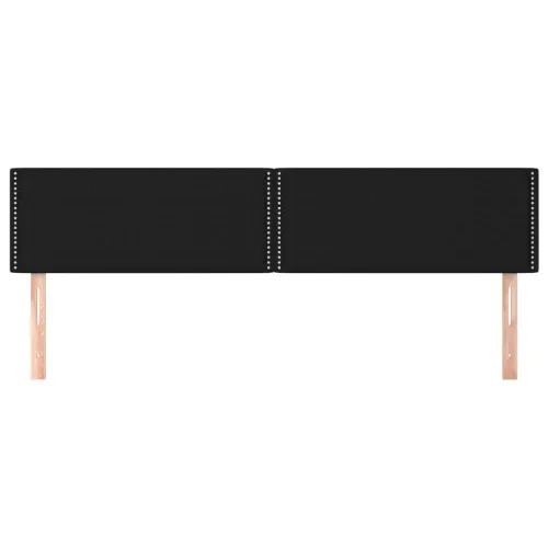 Uzglavlja crna 180x5x78/88 cm od tkanine - Crna 180 cm Nisko Cijena