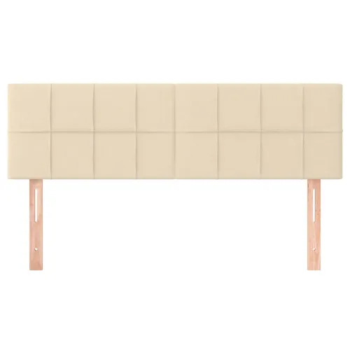 Uzglavlja krem 144x5x78/88 cm od tkanine - Krema 144 cm Nisko Cijena