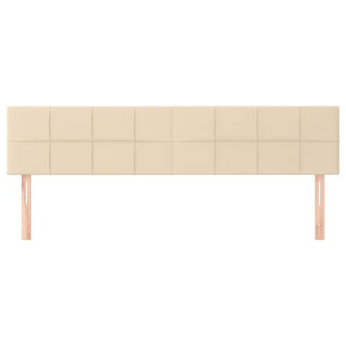 Uzglavlja krem 200x5x78/88 cm od tkanine - Krema 200 cm Nisko Cijena
