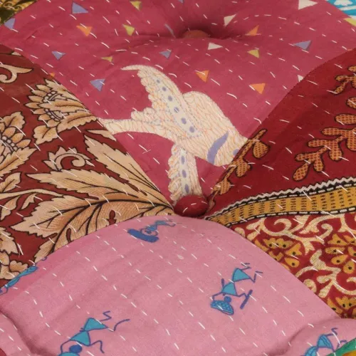 Modularni tabure s jastukom od tkanine s uzorkom patchwork - Patchwork 1 Dio kutne garniture s jastukom Cijena