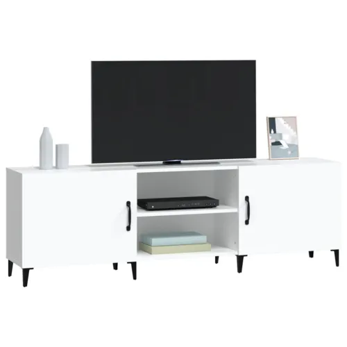 TV ormarić bijeli 150 x 30 x 50 cm od konstruiranog drva - Bijela Cijena