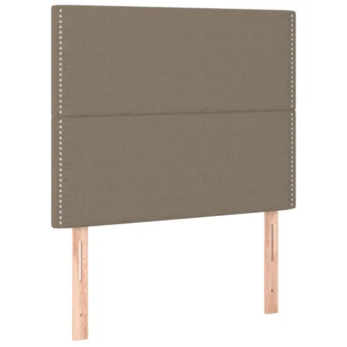 Uzglavlje boje taupe 90x5x118/128 cm tkanina - Sivo-smeđa 90 cm Visoko Cijena