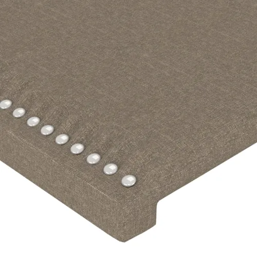 Uzglavlje boje taupe 90x5x118/128 cm tkanina - Sivo-smeđa 90 cm Visoko Cijena