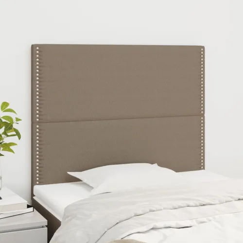 Uzglavlje boje taupe 100x5x118/128 cm tkanina - Sivo-smeđa 100 cm Visoko Cijena