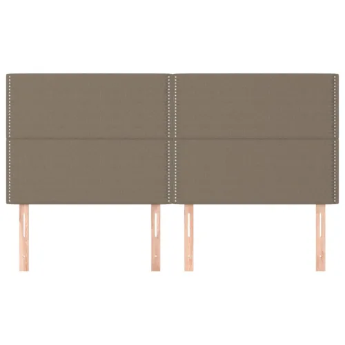Uzglavlje boje taupe 180x5x118/128 cm tkanina - Sivo-smeđa 180 cm Visoko Cijena