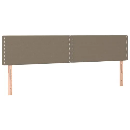 Uzglavlja smeđesiva 180x5x78/88 cm od tkanine - Sivo-smeđa 180 cm Nisko Cijena