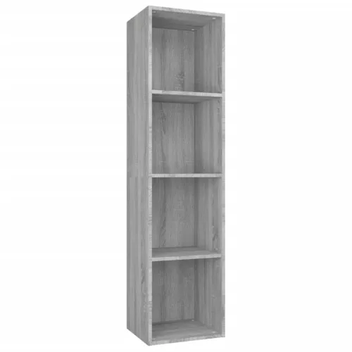 Ormarić za knjige / TV ormarić boja hrasta 36x30x143 cm drveni - Sivi hrast sonoma 36 x 30 x 143 cm 1 Sivi hrast sonoma Cijena