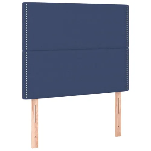Uzglavlje plavo 100x5x118/128 cm tkanina - Plava 100 cm Visoko Cijena