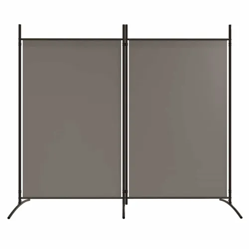 Paravan - Sobna pregrada s 2 panela antracit 175 x 180 cm od tkanine - Antracit 175 x 180 cm Cijena