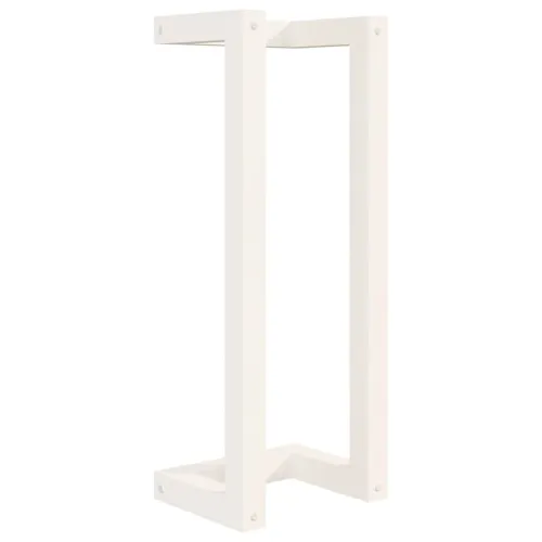 Stalak za ručnike bijeli 23 x 18 x 60 cm od masivne borovine - Bijela 23 x 18 x 60 cm Bijela 23 x 18 x 60 cm Cijena