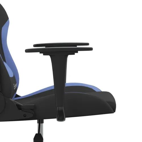 Gaming stolica crno-plava od tkanina - Crna i plava Bez naslona za noge Cijena