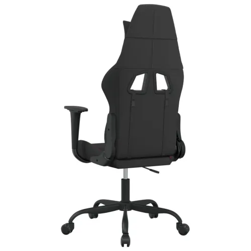 Gaming stolica crno-crvena od tkanina - Crna i crvena Bez naslona za noge Cijena