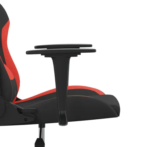 Gaming stolica crno-crvena od tkanina - Crna i crvena Bez naslona za noge Cijena