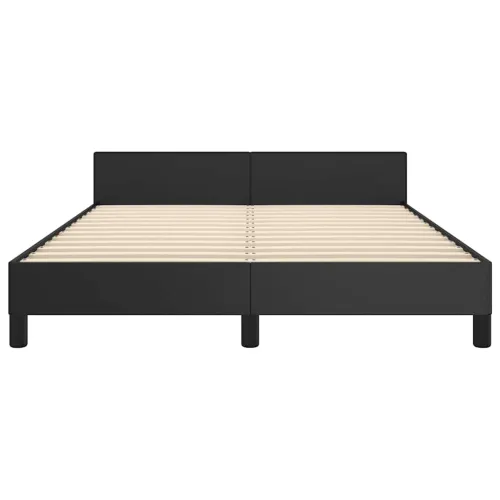 Okvir kreveta s uzglavljem bez madraca crni 140x190 cm - Crna 140 x 190 cm Cijena