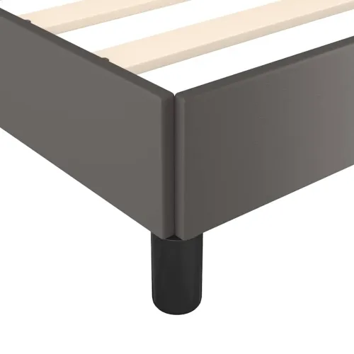 Okvir kreveta s uzglavljem bez madraca sivi 140x190 cm - Siva 140 x 190 cm Cijena