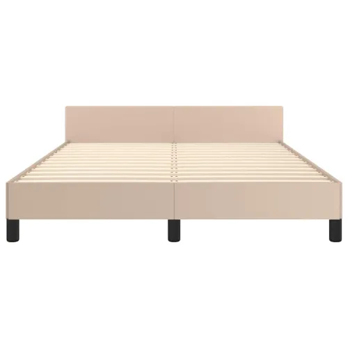 Okvir za krevet s uzglavljem bez madraca cappuccina 140x190 cm - Boja cappuccina 140 x 190 cm Cijena