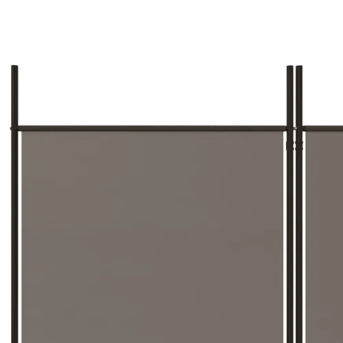 Paravan - Sobna pregrada s 5 panela Antracit 250 x 200 cm od tkanine - Antracit 250 x 200 cm Cijena
