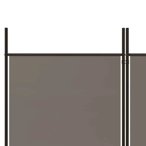 Paravan - Sobna pregrada s 6 panela antracit 300x200 cm od tkanine - Antracit 300 x 200 cm Cijena