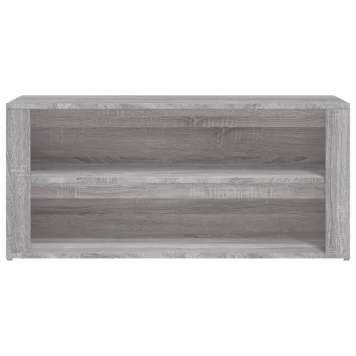 Stalak za cipele boja hrasta 100 x 35 x 45 cm konstruirano drvo - Sivi hrast sonoma Cijena