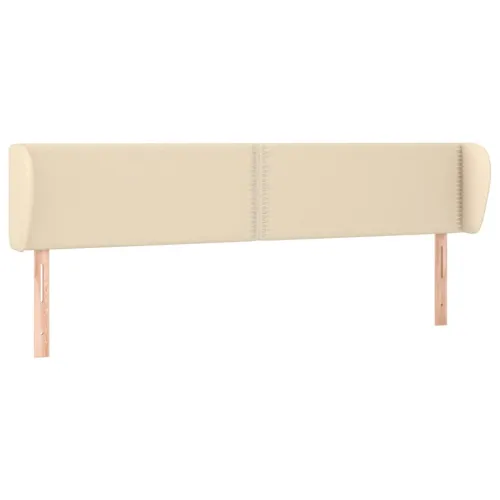 Uzglavlje s ušima krem 183x23x78/88 cm od tkanine - Krema 183 x 23 x 78/88 cm Cijena