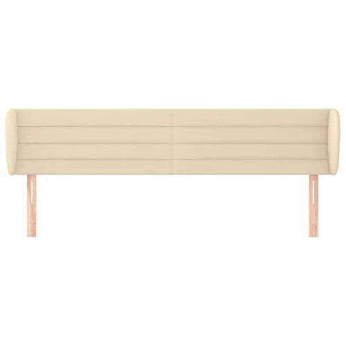 Uzglavlje s ušima krem 203x23x78/88 cm od tkanine - Krema 203 x 23 x 78/88 cm Cijena