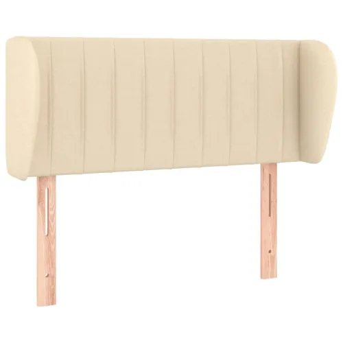 Uzglavlje s ušima krem 93x23x78/88 cm od tkanine - Krema 93 x 23 x 78/88 cm 1 Krema Cijena